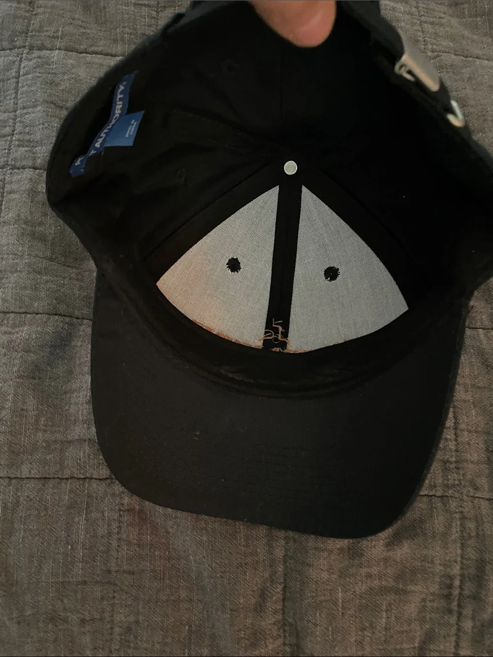 Woodford Reserve Black Baseball Cap with Gold Embroidered Logo